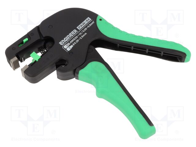 Stripping tool; 30AWG÷10AWG; 0.05÷5.5mm2; Wire: round; 162mm