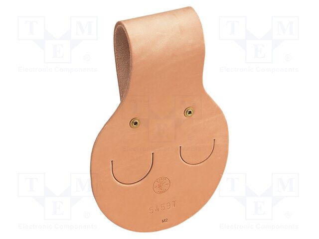 Tag; bronze; leather; flat key,tool belt