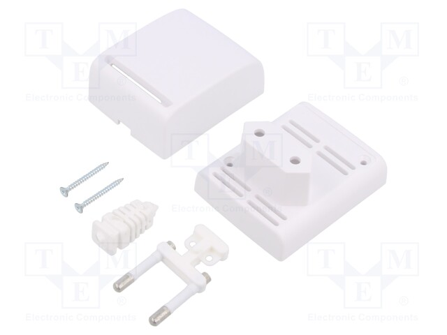 Enclosure: for power supplies; X: 48mm; Y: 61.1mm; Z: 56mm; ABS