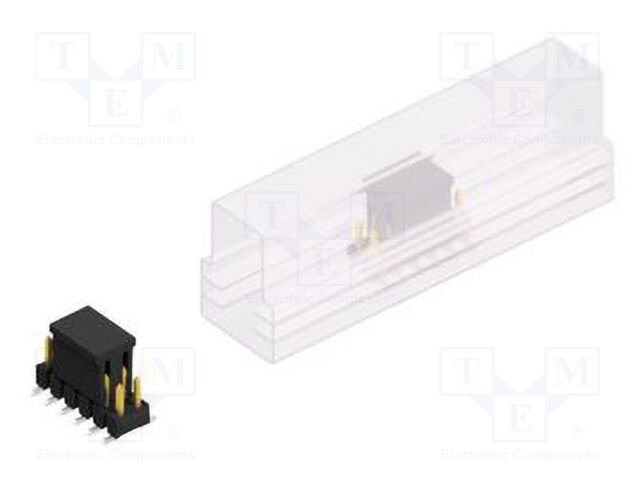 Connector: pin strips; pin header; male; PIN: 12; 2.54mm; SMT; 2x6