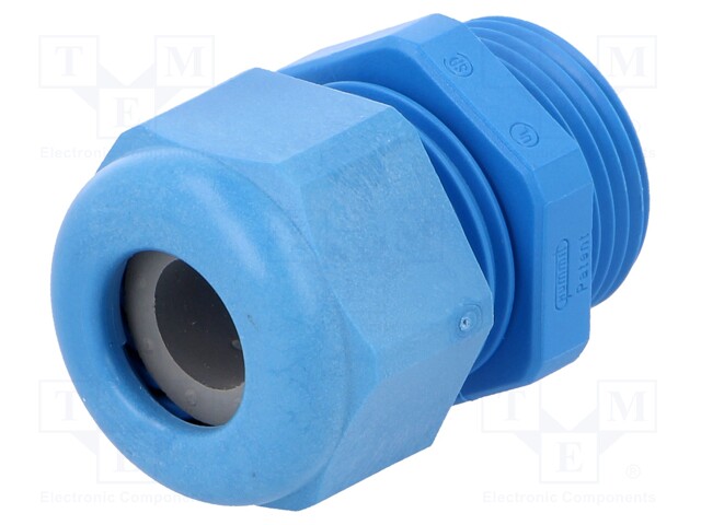 Cable gland; PG13,5; IP68; Mat: polyamide; blue; UL94V-0