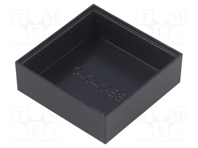 Enclosure: designed for potting; X: 40mm; Y: 40mm; Z: 13mm; ABS