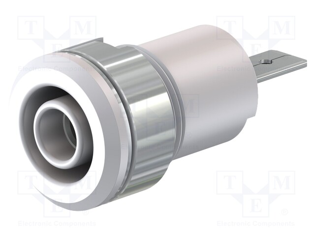 24A; insulated; Urated: 1kV; white; Mat: brass; Overall len: 30.5mm