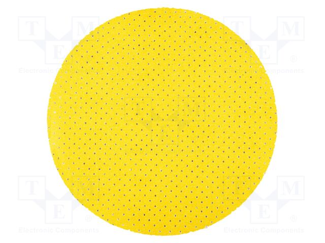 Cleaning cloth: sandpaper; Granularity: 120; perforated; Ø225mm