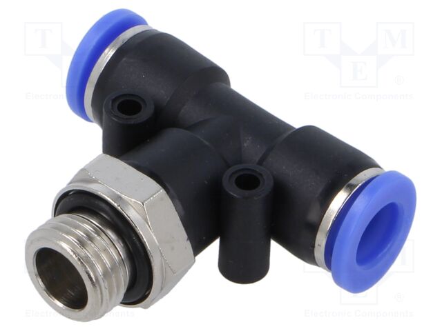 Push-in fitting; T-tap splitter; -0.95÷15bar; Thread: G 1/4"