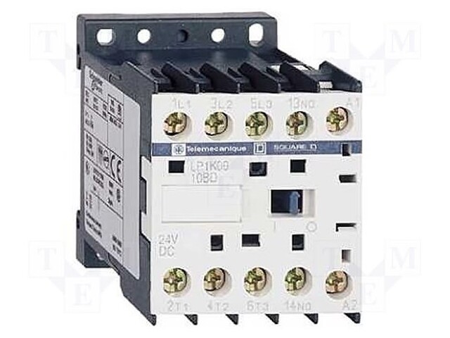 Contactor: 4-pole; NO x4; 24VDC; 12A; DIN; LP1K; 5.5kW