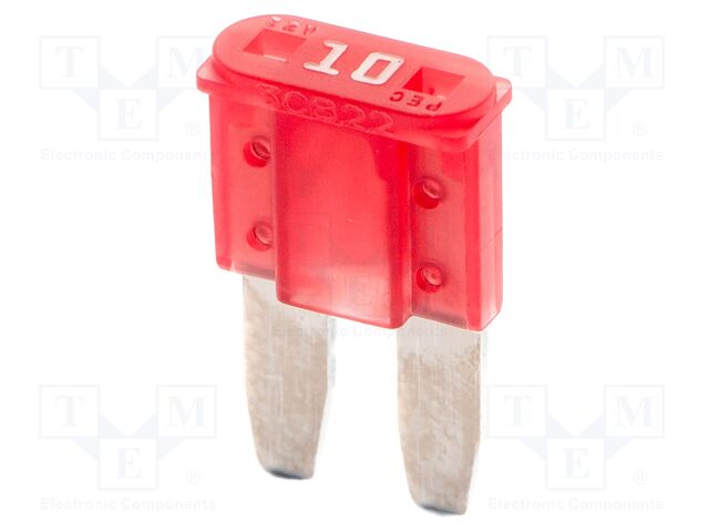 Fuse: fuse; 10A; 32VDC; automotive; 9.1mm; 9.1x3.8x15.3mm