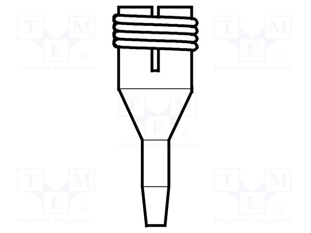 Nozzle: desoldering; 0.8x1.2mm