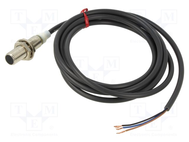 Sensor: inductive; OUT: PNP / NO; 0÷3.2mm; 10÷30VDC; M12; 2m; IP67G
