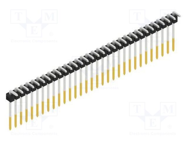 Connector: pin strips; pin header; male; PIN: 31; 2.54mm; THT; 1x31