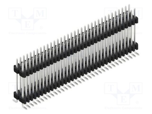 Connector: pin strips; pin header; male; PIN: 68; 1.27mm; SMT; 2x34