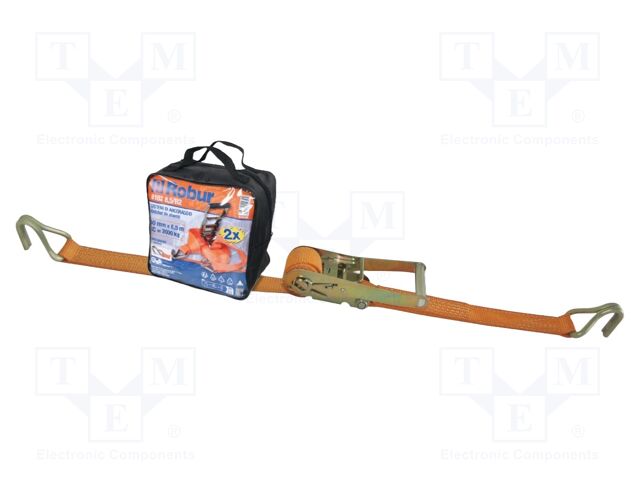 Fastening belt; 2pcs; Kit: plunger clamps