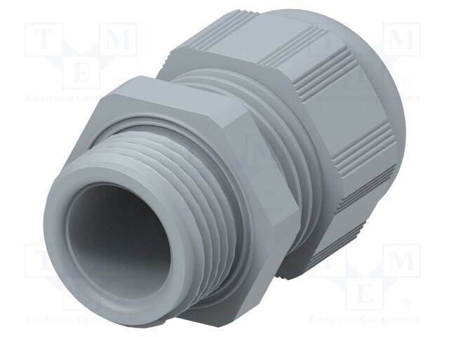 Cable gland; without nut; M20; 1.5; IP68; Mat: polyamide; grey