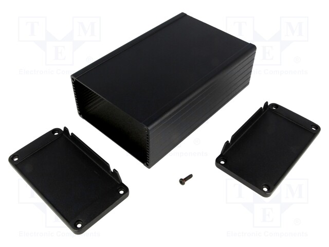 Enclosure: with panel; with fixing lugs; 1457; X: 104mm; Y: 160mm