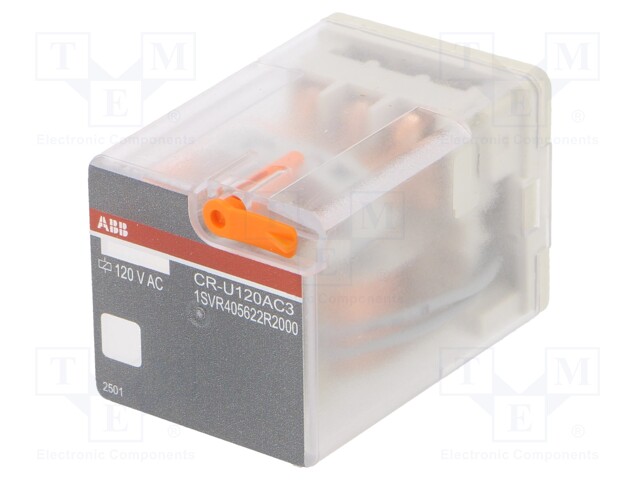 Relay: electromagnetic; 3PDT; Ucoil: 120VAC; 10A; max.250VDC; 83g