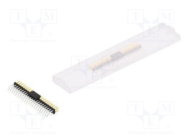 Connector: pin strips; pin header; male; PIN: 44; 2mm; SMT; 2x22