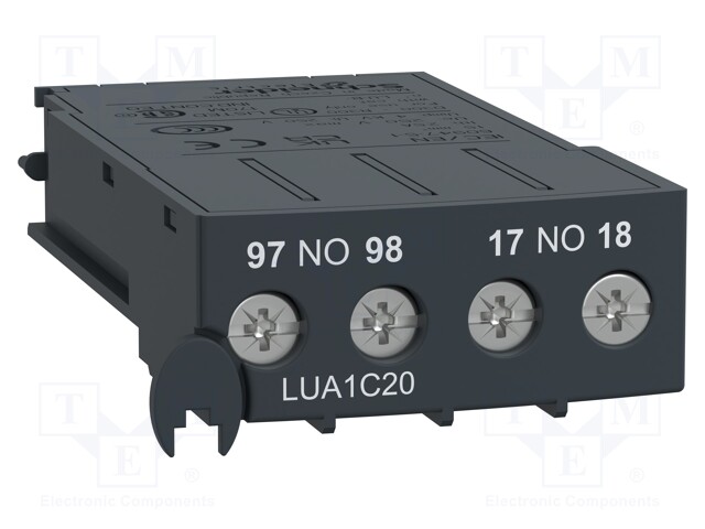 Accessories: auxiliary contacts; TeSys Ultra