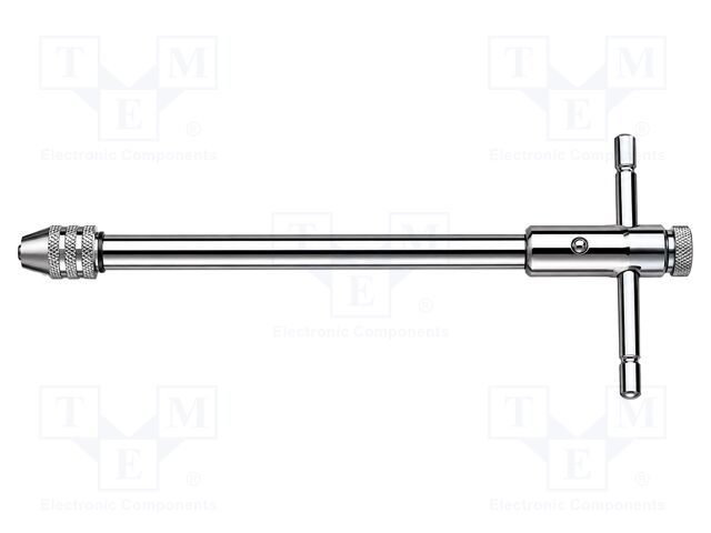 Tap wrench; L: 245mm; Holder: hand; tap; with ratchet