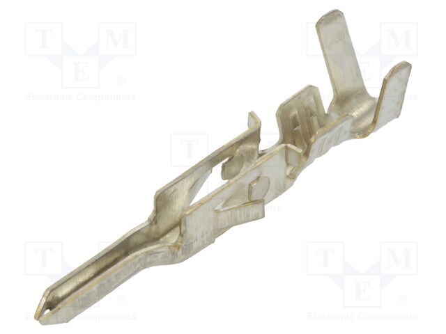 Contact; male; 22AWG÷18AWG; tinned; crimped,on cable; 5A; brass