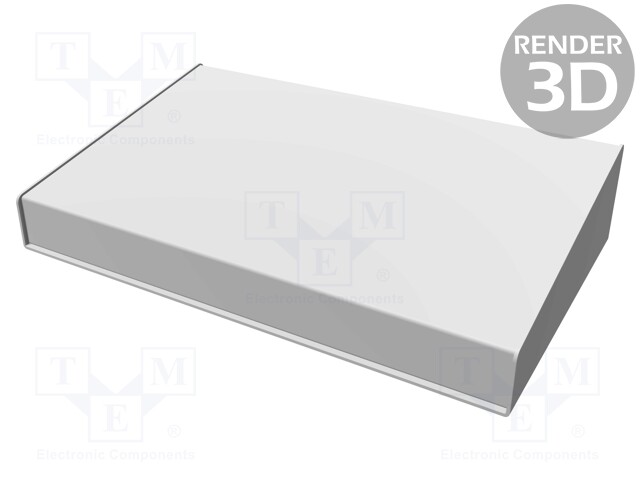 Enclosure: desktop; 1456; X: 356mm; Y: 211mm; Z: 76mm; aluminium; blue