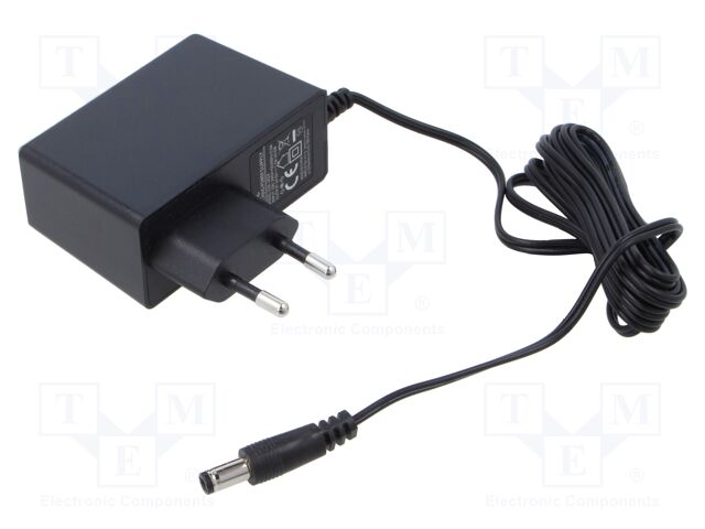 Power supply: switched-mode; mains,plug; 24VDC; 1A; 24W; Plug: EU