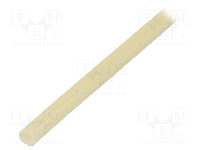 Insulating tube; natural; -20÷155°C; Øint: 4mm; L: 100m