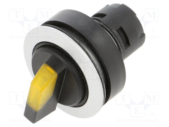 Switch: rotary; 22mm; Stabl.pos: 1; yes; IP65; Pos: 2; Cutout: Ø22.3mm