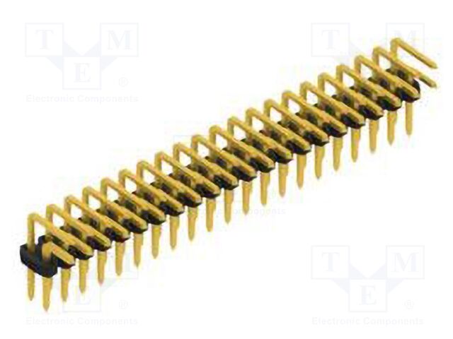 Connector: pin strips; pin header; male; PIN: 42; 2mm; THT; 2x21