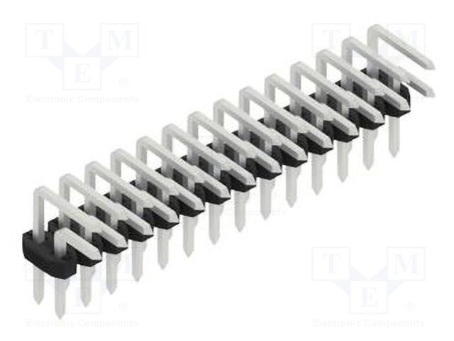 Connector: pin strips; pin header; male; PIN: 28; 2mm; THT; 2x14