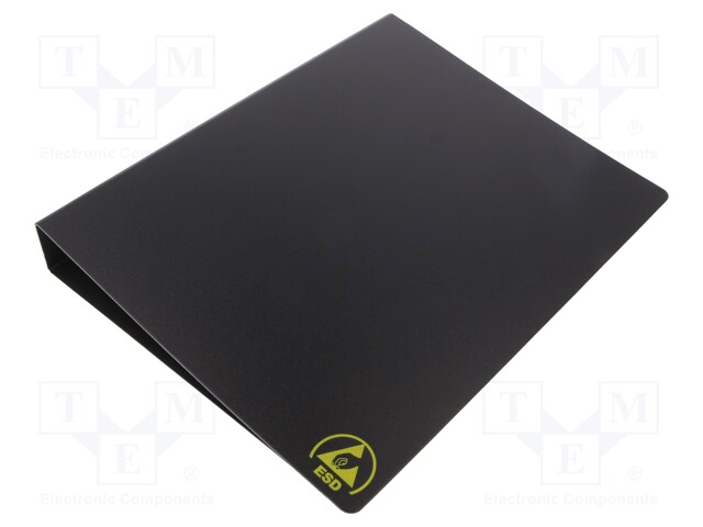 Binder; ESD; A4; 45mm; Application: for storing documents; black