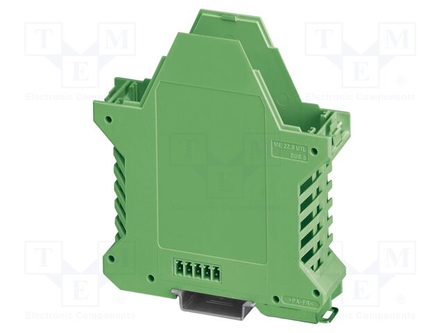 Enclosure base; with FE contact,with terminals; green; UL94V-0