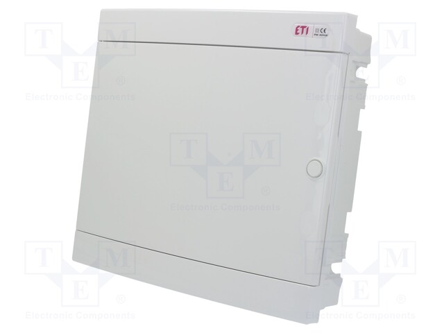 Enclosure: for modular components; IP40; white; No.of mod: 36