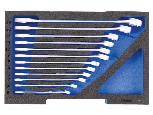 Wrench-set; combination spanner; 12pcs.