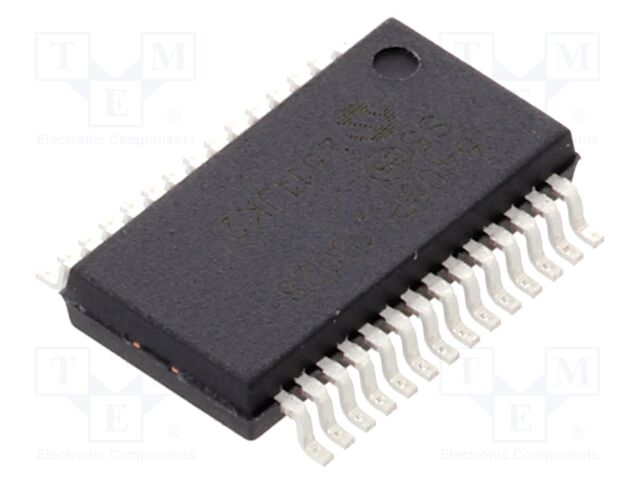 IC: PIC microcontroller; 64kB; 24MHz; 1.8÷5VDC; SMD; SSOP28