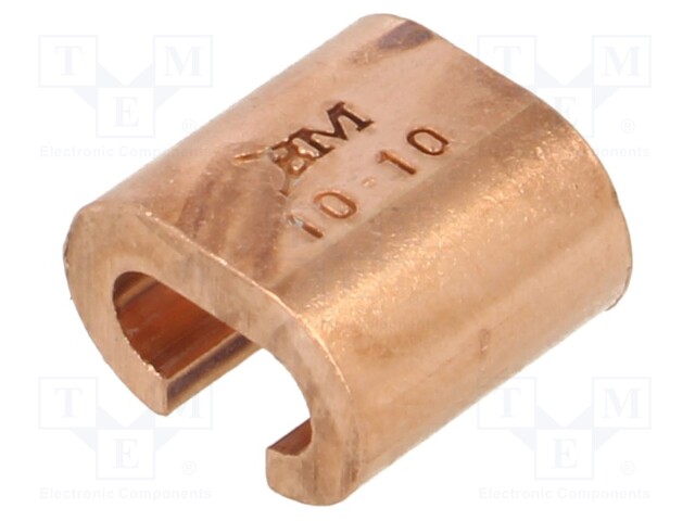 Copper; 10mm2; 8AWG; Connector: C shape crimp