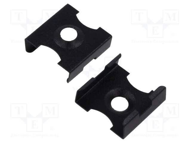 Holder; black; 45-STN; stainless steel; 45-ALU,SILER,TAN-C5