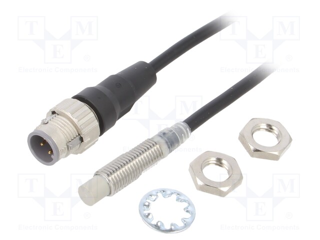 Sensor: inductive; OUT: PNP / NO; 0÷3.2mm; 10÷30VDC; M8; IP67; 200mA