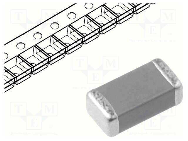 Capacitor: ceramic; MLCC; 100nF; 100V; X7R; ±10%; SMD; 1206
