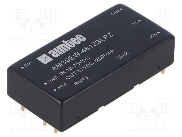 Converter: DC/DC; Protection: short circuit protection SCP