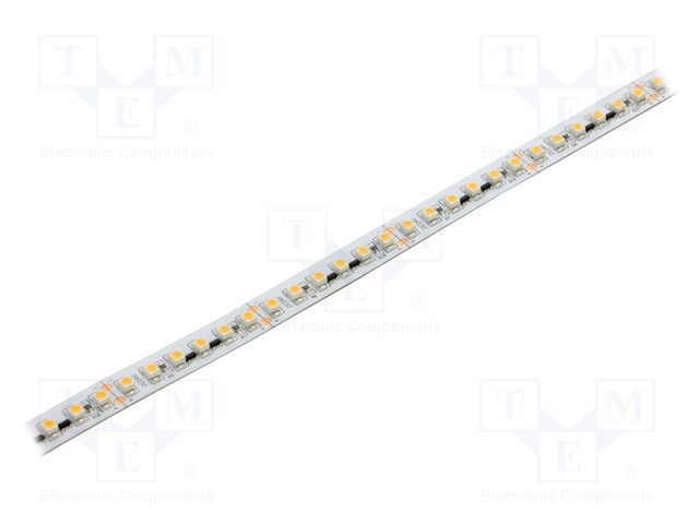 LED tape; white warm; 3528; LED/m: 144; 10mm; white PCB; IP20; 120°