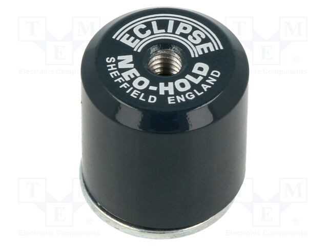 Magnet: permanent; NdFeB; 25N; Ø: 25.4mm; H: 25mm; aluminium