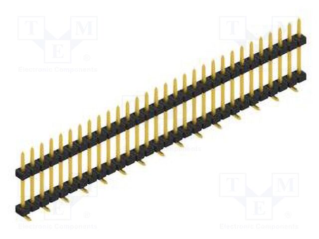Connector: pin strips; pin header; male; PIN: 30; 2mm; SMT; 1x30