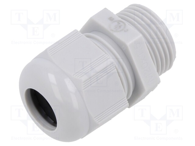 Cable gland; without nut; M20; 1.5; IP68; Mat: polyamide; Entrelec
