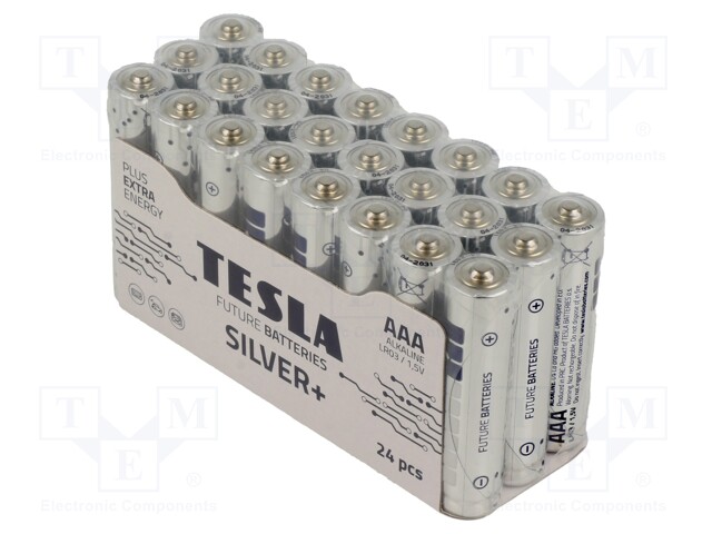 Battery: alkaline; 1.5V; AAA; non-rechargeable; Ø10.5x44.5mm