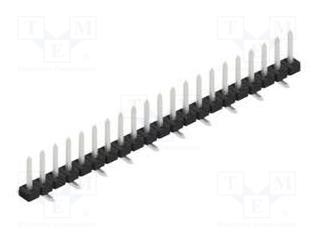 Connector: pin strips; pin header; male; PIN: 21; 2mm; SMT; 1x21