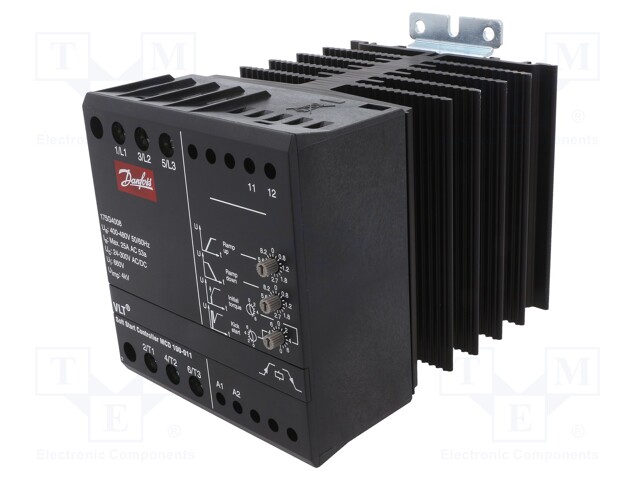 Module: soft-start; Usup: 400÷480VAC; DIN; 24÷480VDC; 11kW; 25A