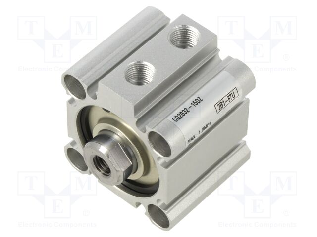 Compact cylinder; Piston diam: 32mm; Piston stroke: 15mm