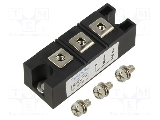 Module: diode; double series; 1.7kV; If: 60Ax2; 34MM; Ufmax: 2.55V