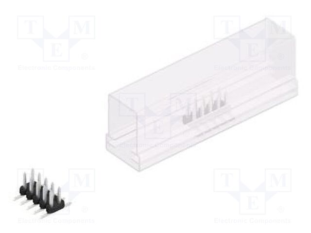 Connector: pin strips; pin header; male; PIN: 10; 2mm; SMT; 2x5; 100V