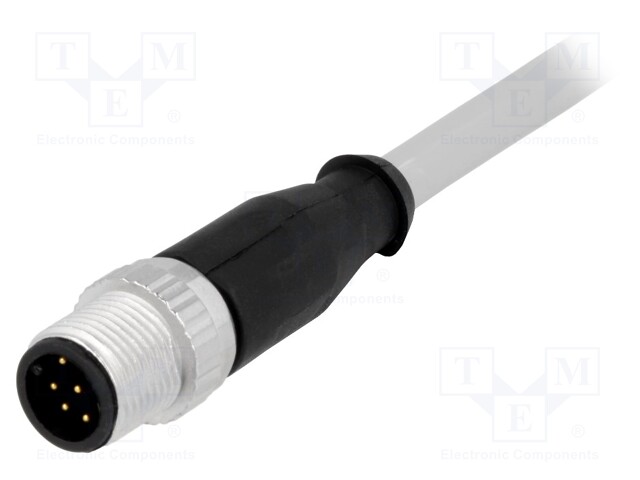Plug; M12; PIN: 8; male; A code-DeviceNet / CANopen; 0.5m; straight